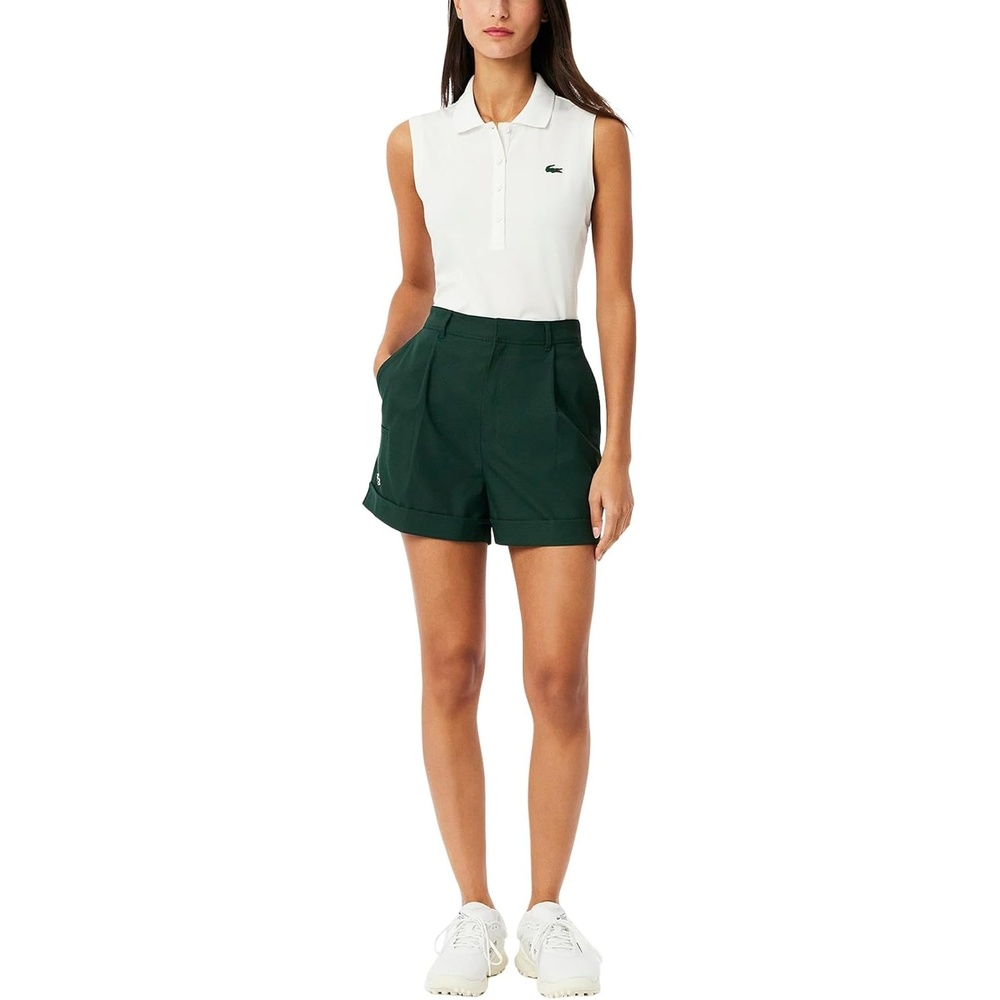 image:imageLacoste Womens Ultra Dry Golf Stretch Bermuda ShortsSinople