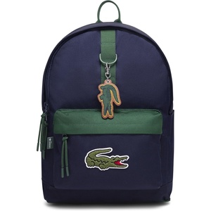 Lacoste Accessories Classic Backpack(Navy Blue/Green)