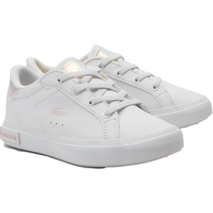 Lacoste Baby Boys’ Powercourt Sneakers(White & Light Pink)