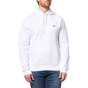 Lacoste Cotton Fleece Hoodie(White)