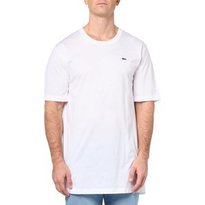 Lacoste Men’s Big & Tall Pima Cotton Jersey T-Shirt(White)