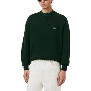 Lacoste Men’s Carded Wool Crew Neck Sweater(Sinople)