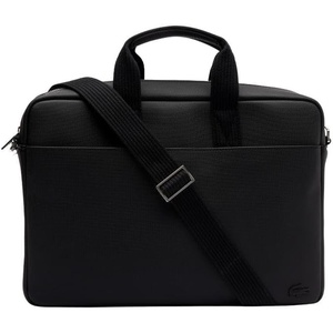 Lacoste Mens Classic Computer Bag(Black Petit Pique)