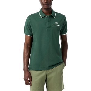 Lacoste Men’s Classic Fit Pocket Accent L.12.12 Polo Shirt(Green/Flour)