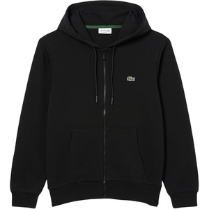 Lacoste Men’s Classic Fit Zipped Fleece Sweatshirt(Black)
