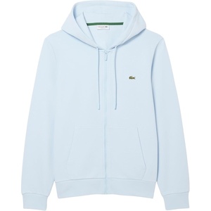 Lacoste Men’s Classic Fit Zipped Fleece Sweatshirt(Light Blue)
