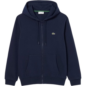 Lacoste Men’s Classic Fit Zipped Fleece Sweatshirt(Navy Blue)