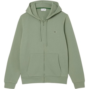 Lacoste Men’s Classic Fit Zipped Fleece Sweatshirt(Thyme)