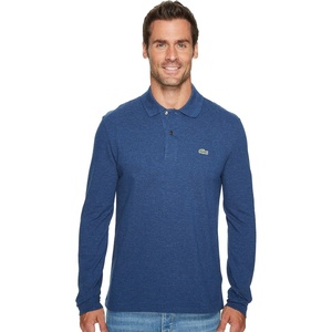 Lacoste Men’s Classic Long Sleeve Pique Polo Shirt(Anchor Chine)