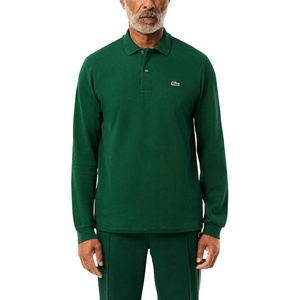 Lacoste Men’s Classic Long Sleeve Pique Polo Shirt(Green)