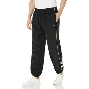 Lacoste Men’s Contrast Details Relaxed Fit Sweatpants(Black/Limeira)