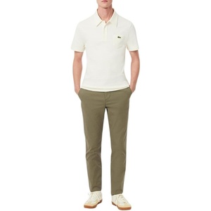 Lacoste Men’s Core Collection Slim Fit Stretch Cotton Chino Pant(Khaki)