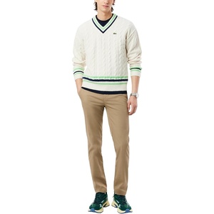 Lacoste Men’s Core Collection Slim Fit Stretch Cotton Chino Pant(Lion)