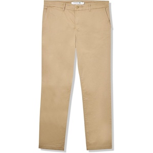Lacoste Men’s Core Collection Slim Fit Stretch Cotton Chino Pant(Lion Brown)