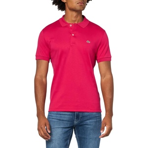 Lacoste Men’s Core Short Sleeve Regular Fit Green Croc Polo(Bigarreau Cherry)