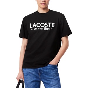 Lacoste Men’s Cotton Logo Tee(Black Lacoste Birthdate)