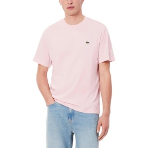 Lacoste Men’s Cotton Logo Tee(Flamingo Green Croc)