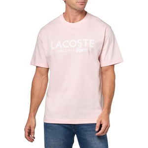 Lacoste Men’s Cotton Logo Tee(Flamingo Pink)