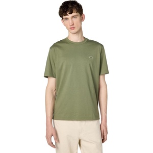 Lacoste Men’s Cotton Logo Tee(Khaki Green Croc)