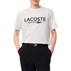 Lacoste Men’s Cotton Logo Tee(White Lacoste Birthdate)