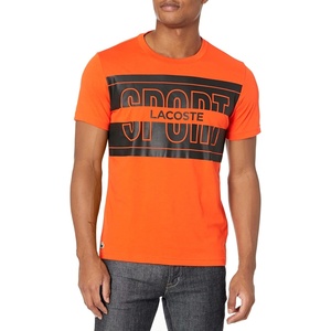 Lacoste Men’s Cotton Print T-Shirt(Sunrise)