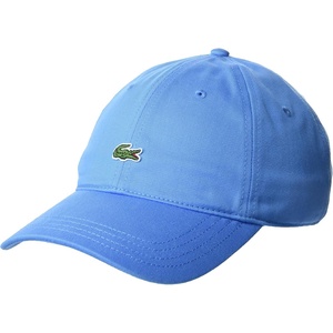 Lacoste Men’s Cotton Twill Side Logo Cap(Blue/White)