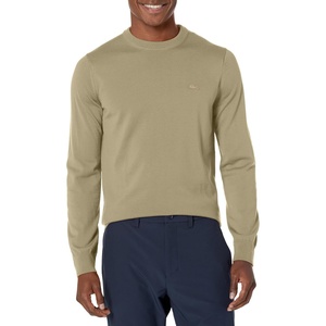 Lacoste Mens Crew Neck Merino Wool Sweater(Lion)
