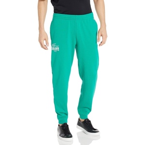 Lacoste Men’s Crocodile Branding Cotton Fleece Jogging Pants(Greenfinch)