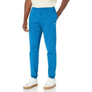 Lacoste Men’s Crocodile Branding Cotton Fleece Jogging Pants(Hilo Blue)