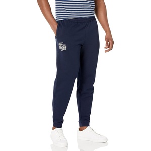 Lacoste Men’s Crocodile Branding Cotton Fleece Jogging Pants(Navy Blue)