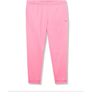 Lacoste Men’s Crocodile Branding Cotton Fleece Jogging Pants(Reseda Pink)