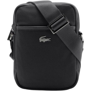 Lacoste Men’s Everyday Vertical Satchel, Noir, One Size