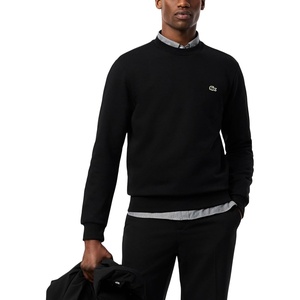 Lacoste Men’s Fleece Crew Neck Sweatshirt(Black)