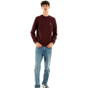 Lacoste Men’s Fleece Crew Neck Sweatshirt(Expresso)