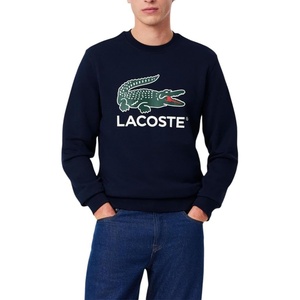 Lacoste Men’s Fleece Crew Neck Sweatshirt(Navy Blue)