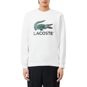 Lacoste Men’s Fleece Crew Neck Sweatshirt(White)