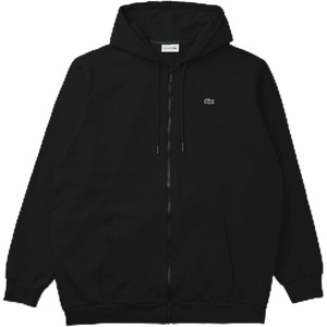 Lacoste Men’s Fleece Hoodie – Tall Fit(Black)