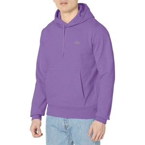 Lacoste Men’s Fleece Hoodie(Bardane Purple)