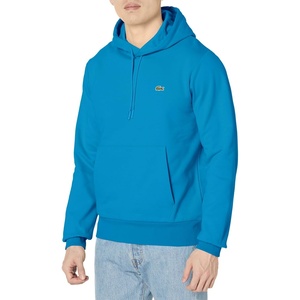 Lacoste Men’s Fleece Hoodie(Hilo Blue)