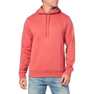 Lacoste Men’s Fleece Hoodie(Sierra Red)