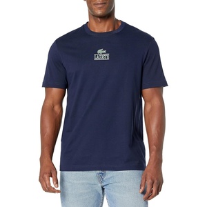 Lacoste Men’s Heavy Cotton T-Shirt(Navy Blue)