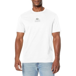 Lacoste Men’s Heavy Cotton T-Shirt(White)