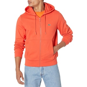 Lacoste Men’s Hooded Print Zip Jacket(Watermelon)
