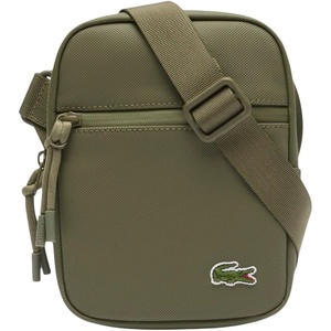 Lacoste Mens LCST Small Flat Crossbody Bag(Ivy Green)