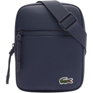 Lacoste Mens LCST Small Flat Crossbody Bag(Navy Eclipse)