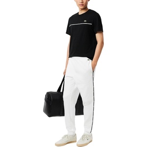 Lacoste Men’s Logo Trim Sweatpants(White)