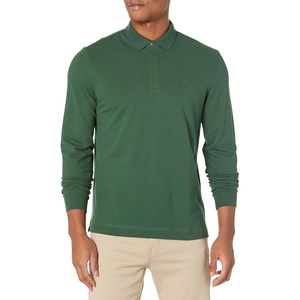 Lacoste Men’s Long Sleeve Stretch Cotton Paris Polo(Green)
