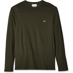 Lacoste Men’s Long Sleeved Cotton Pima T-Shirt(Baobab Green)