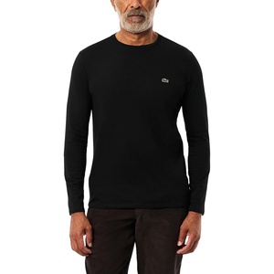 Lacoste Men’s Long Sleeved Cotton Pima T-Shirt(Black)