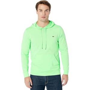 Lacoste Men’s Long Sleeved Hooded T-Shirt(Ash)